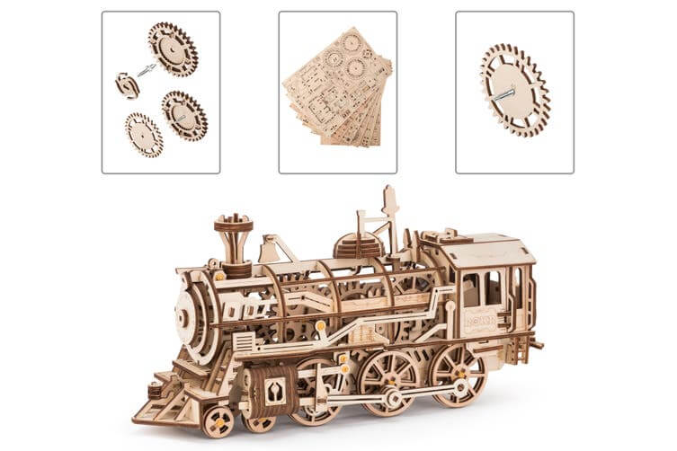 3D Houten Trein Puzzel