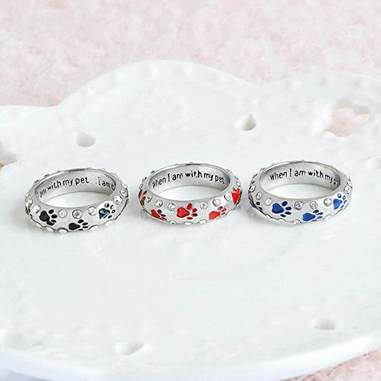 Huisdier Minnaar Ring