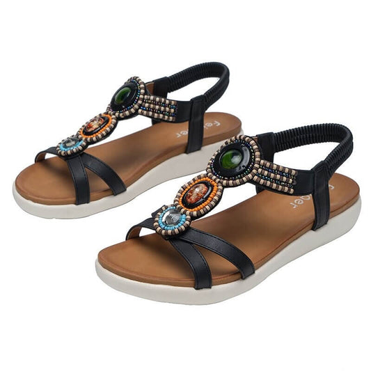 Boheemse Rhinestone Sandalen