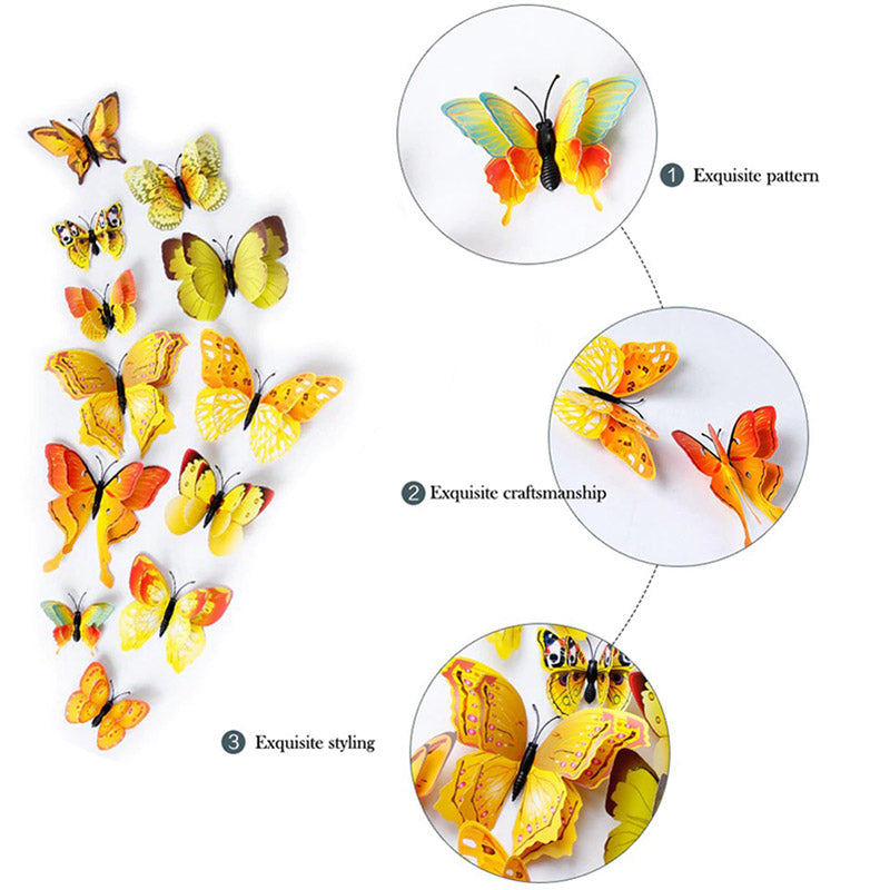 3D Butterfly Wall Sticker™ (1+2 GRATIS)