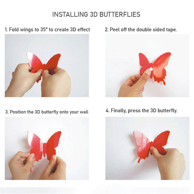 3D Butterfly Wall Sticker™ (1+2 GRATIS)