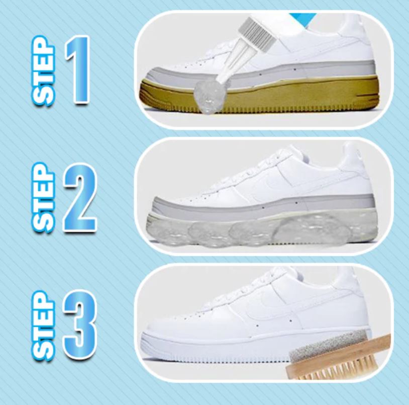 Schoenen Vlek Verwijderaar Whitening Reinigende Gel