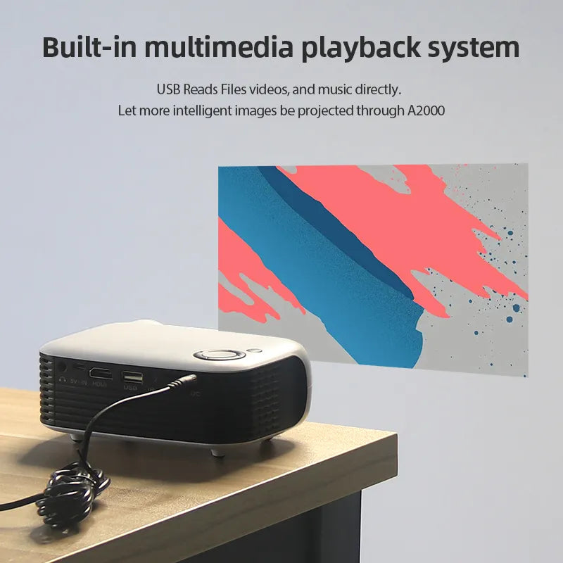 GardenFeel™ Mini Projector | Geniet overal van een bioscoop ervaring!