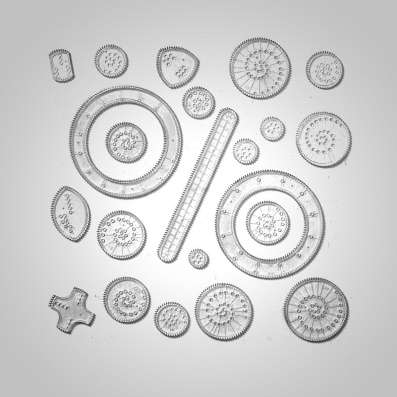 22pcs Spirograph