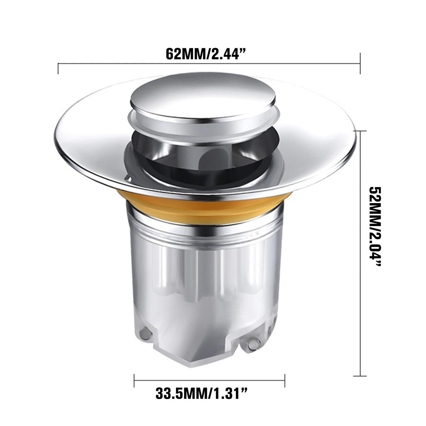 Plug-In Stopper | Universele Badkamer Drain