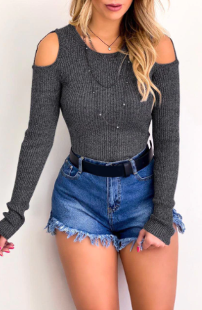 Off Shoulder Sweater™
