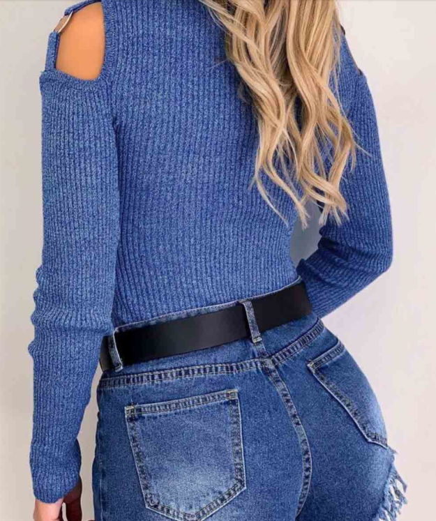 Off Shoulder Sweater™