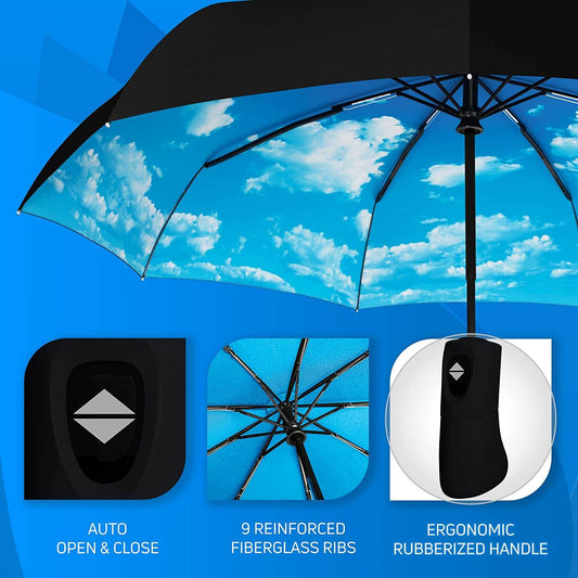 Blauwe Hemel Automatische Paraplu