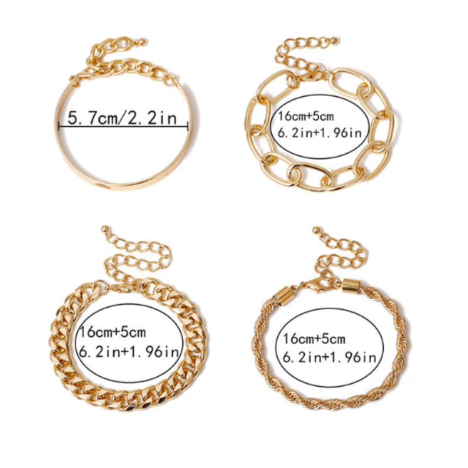 Chain Armbanden Set