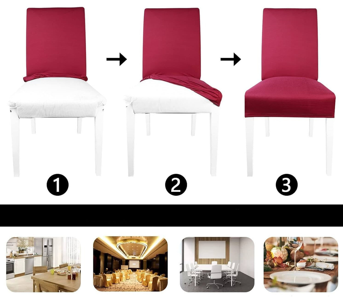 Premium kwaliteit stoel Covers (2st)