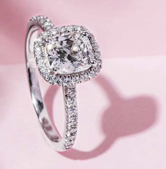 Klassieke Zilveren Eternity Ring