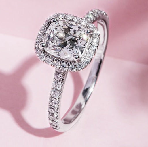 Klassieke Zilveren Eternity Ring