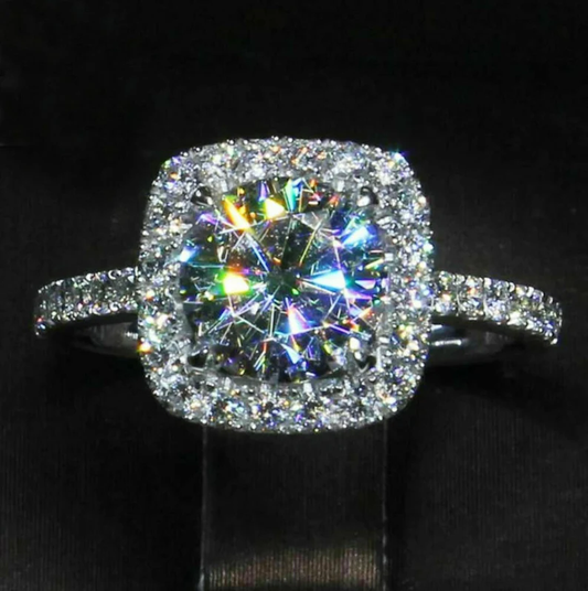 Klassieke Zilveren Eternity Ring