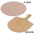 Pizza-baksteen – Houten Pizza-schep – Doorsnede Baksteen 33 Centimeter – Duurzaam – Comfortabel