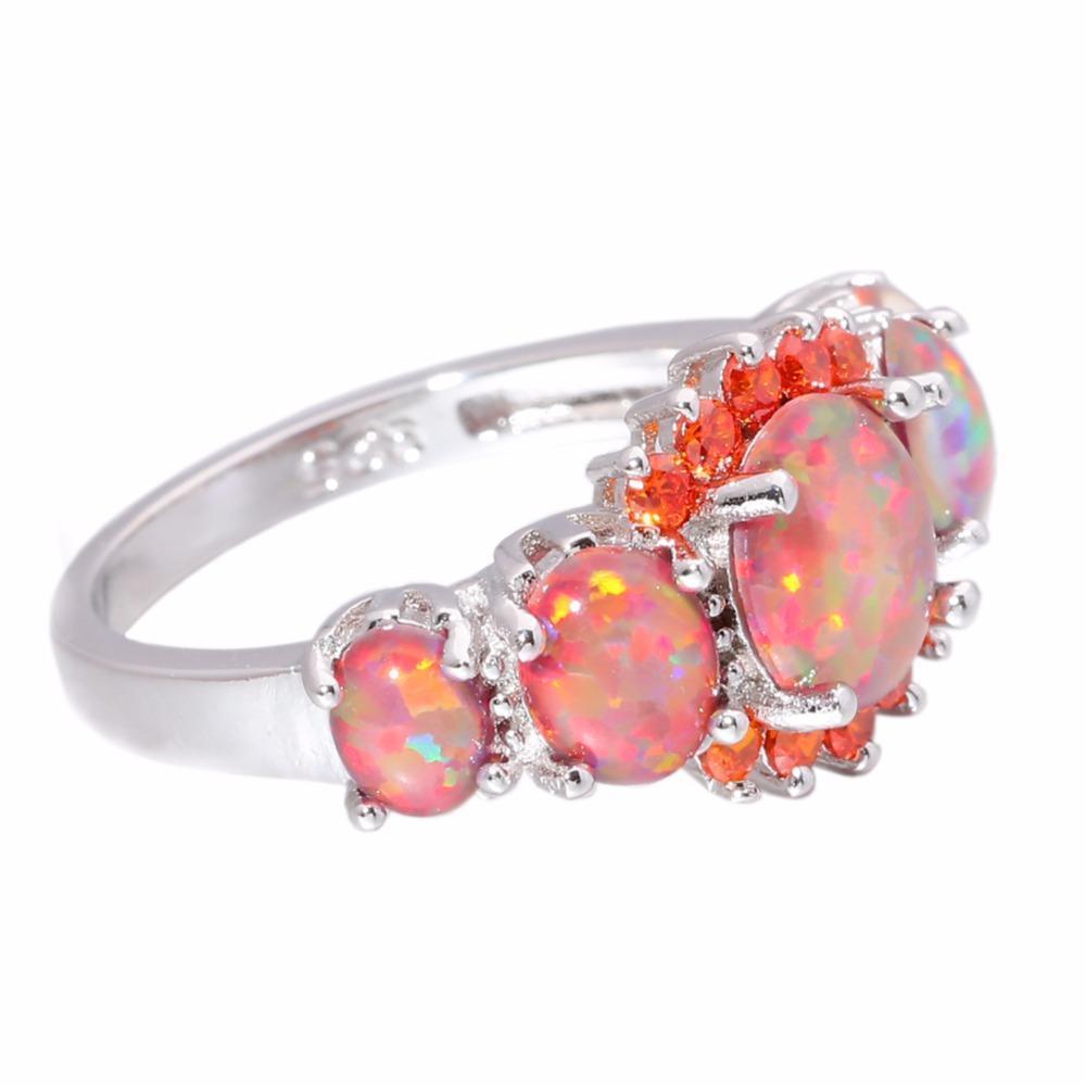 Oranje Fire Opal Ring