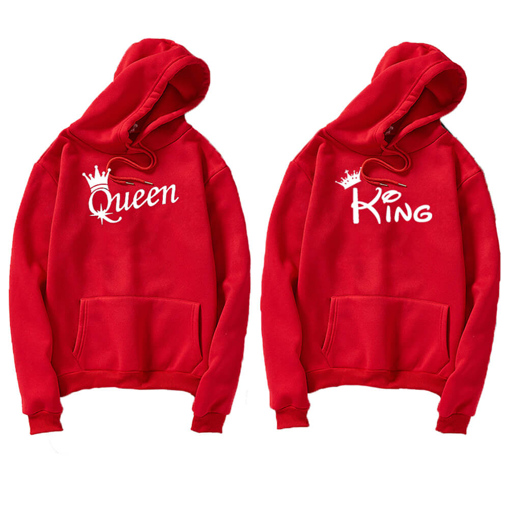 King & Queen Hoodies