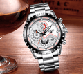 Heren Militair Stalen Horloge