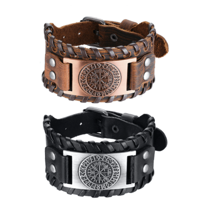 Viking Leren Armband