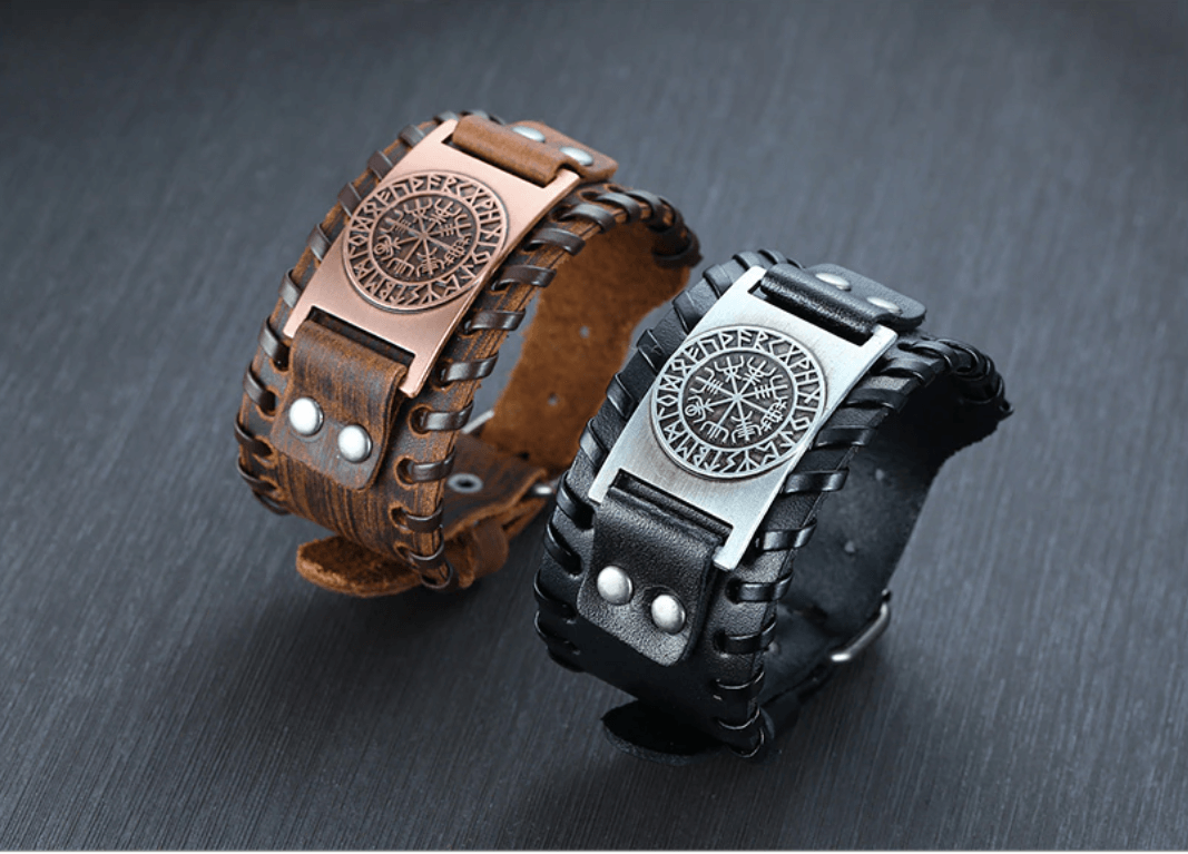 Viking Leren Armband