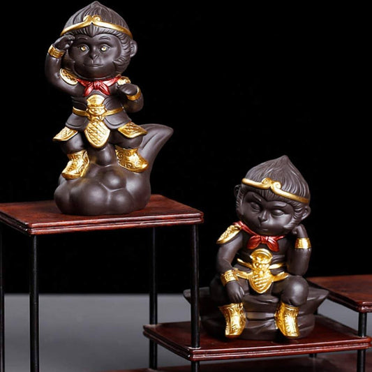 Apenkoning Monnik Standbeeld