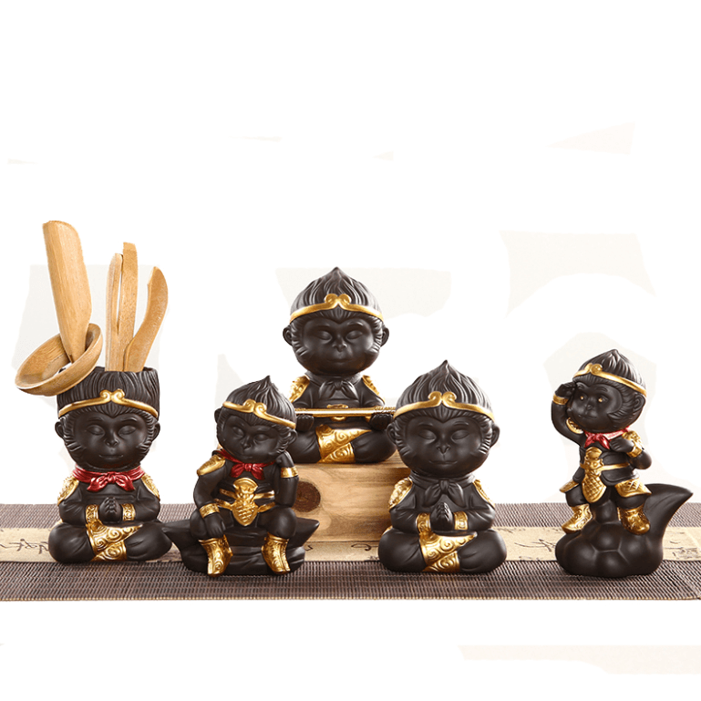 Apenkoning Monnik Standbeeld