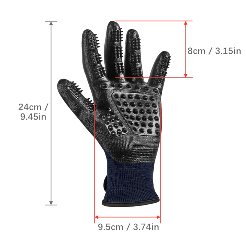 Huisdier Ontharingshandschoen