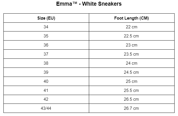 Emma - White Sneakers