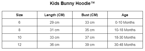 Kids Bunny Hoodie™️