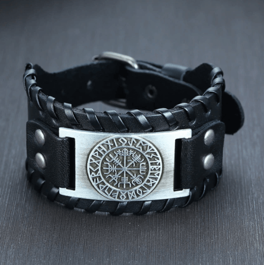 Viking Leren Armband