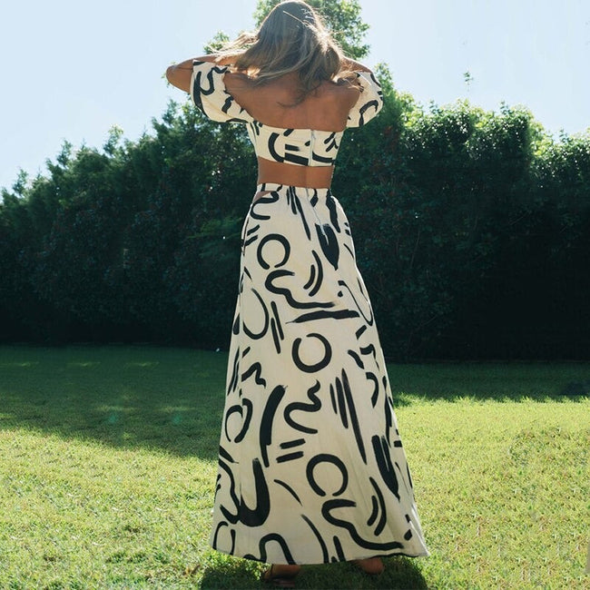 Lichte & Stijlvolle Tweedelige Dames Boho-Combinatie – Amira