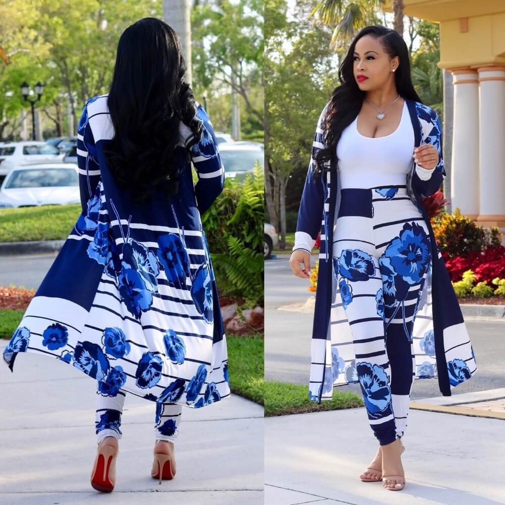 Dames Kimono Set met Broek - Yasmin