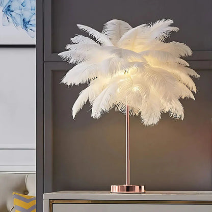 Sfeervolle Veer Palmboom Lamp - LumaPalm