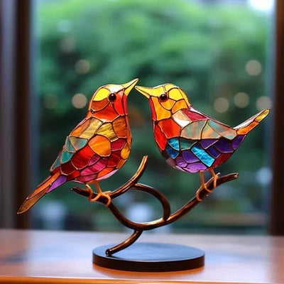 Gekleurde Glazen Vogels voor Chic Interieurontwerp - ChicGlass Birds