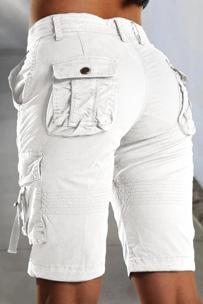 Dames Cargoshorts met Zakken en Comfortabele Pasvorm - Malea