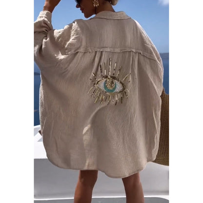 Linnen Dames Blouse met Knoopsluiting – Marise