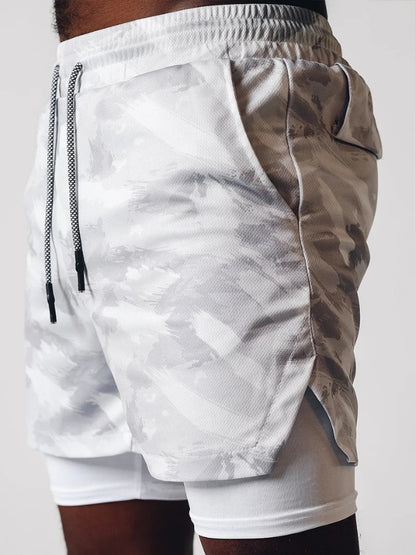 2-in-1 Zomer Sportshorts voor heren – Felix