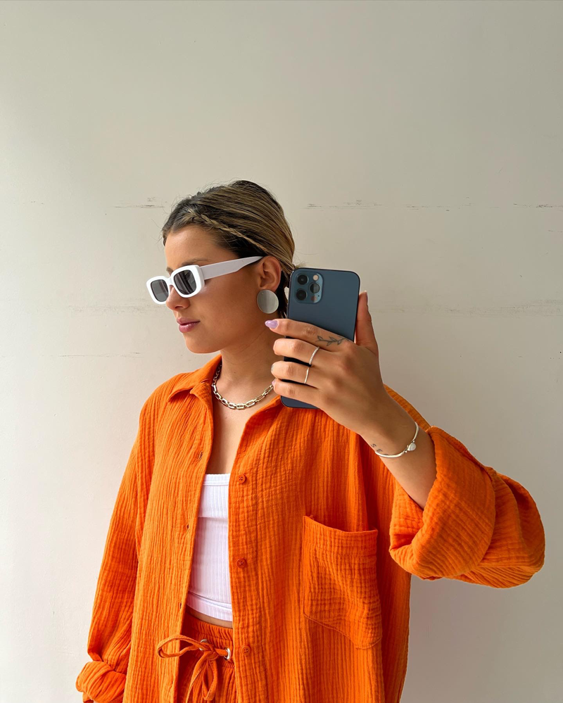 Ademend katoen co-ord-set voor dames – Maris