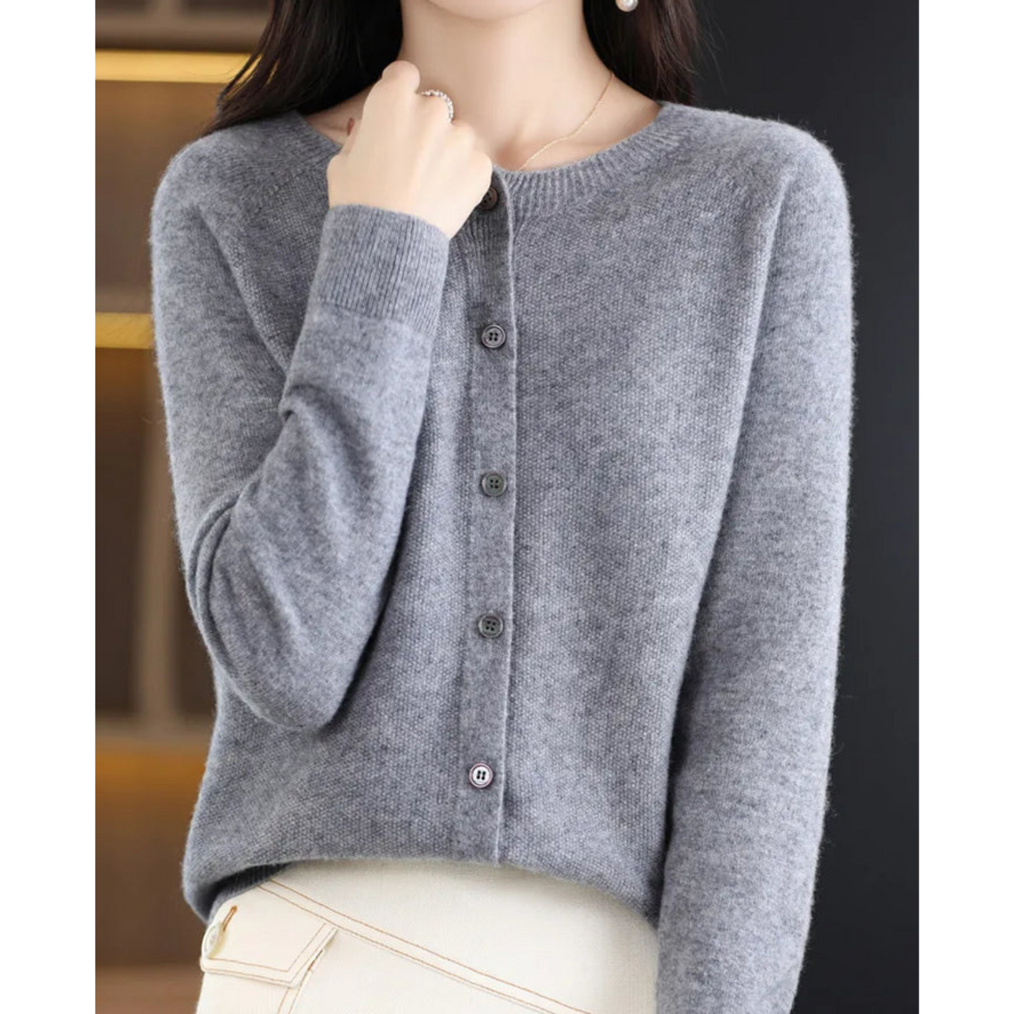Dames Ronde Hals Vest – Amalia