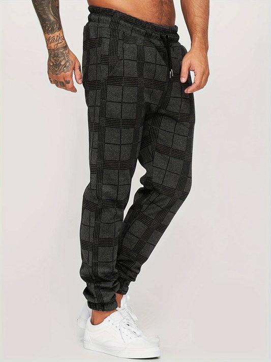 Geruite Heren Joggingbroek - Elian