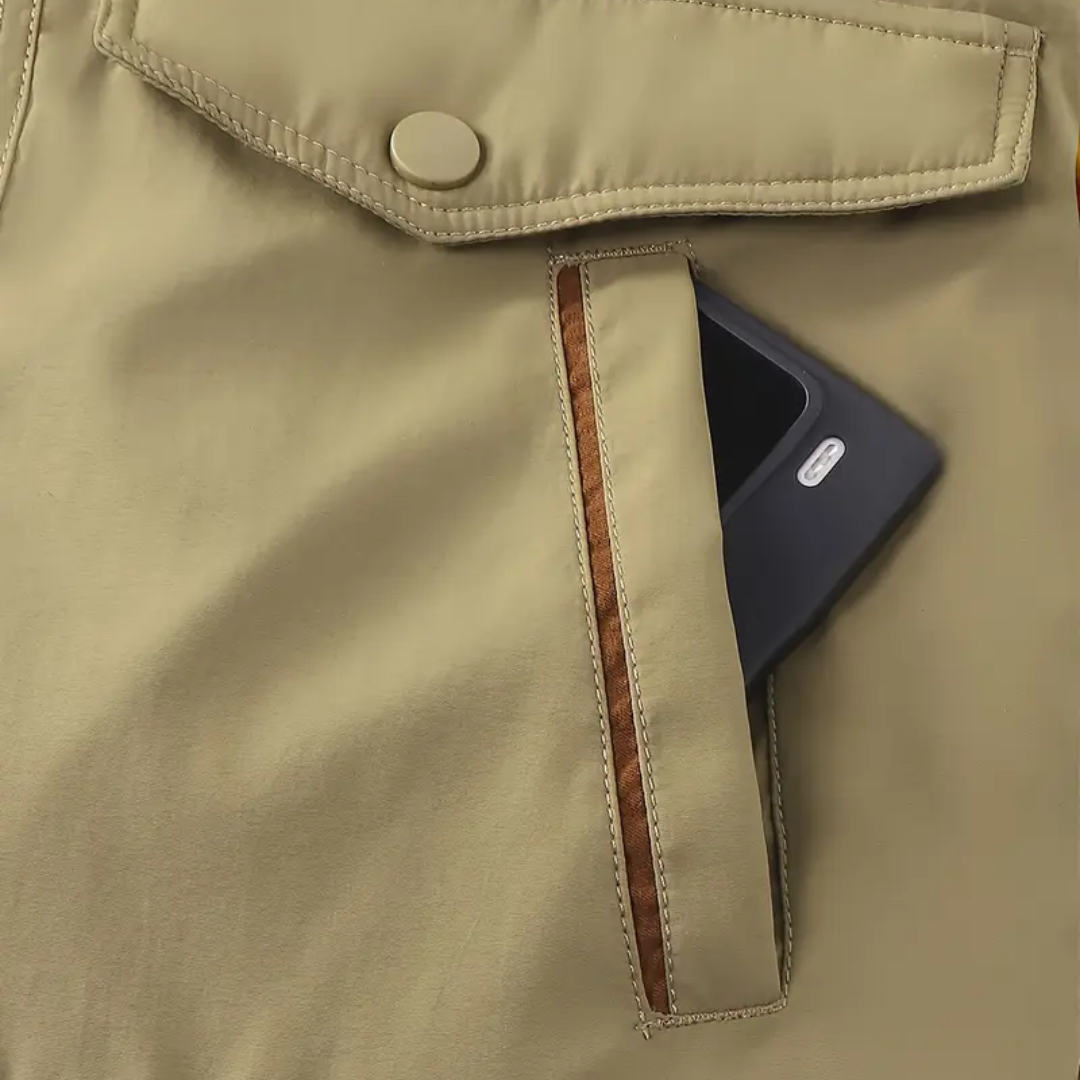 Heren Winterjas gevoerd met pluche & capuchon – Stellan