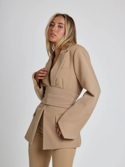 Dames Blazer met Riem – Valeria