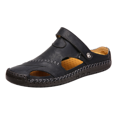 Orthopedische Leren Herensandalen – Marco
