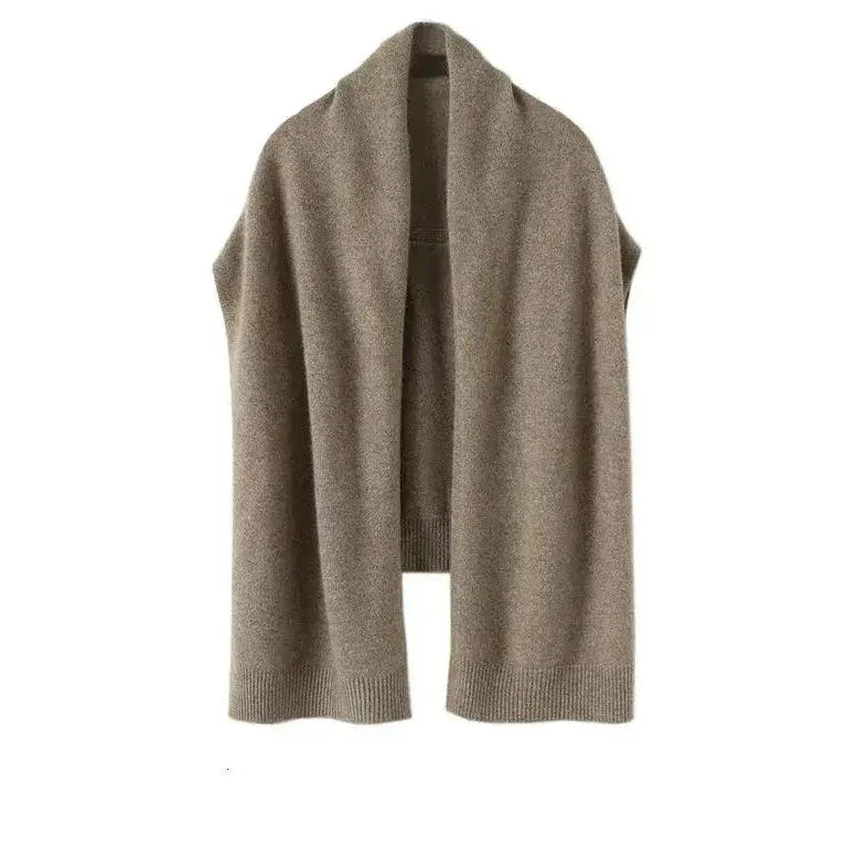 Gebreide dames omslagdoek van zachte stof – Lorena