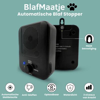 Automatische Blaf Stopper - WoefBeheer
