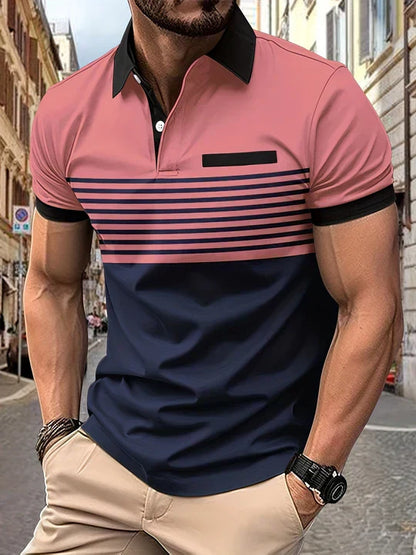 Gestreepte Heren Zomerpolo – Damian