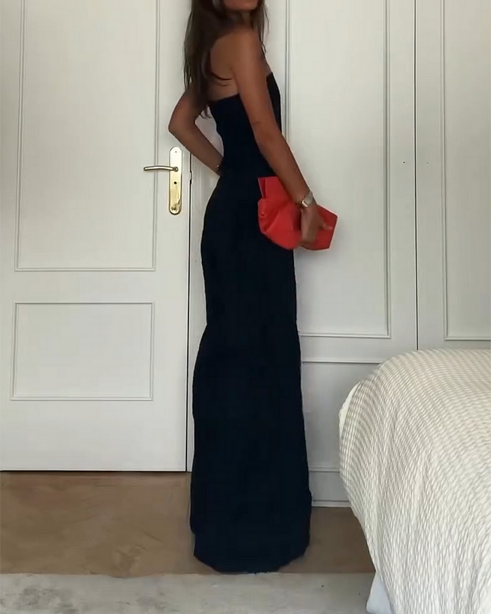 Schoudervrije & Stijlvolle Dames Jumpsuit voor elke gelegenheid – Elina