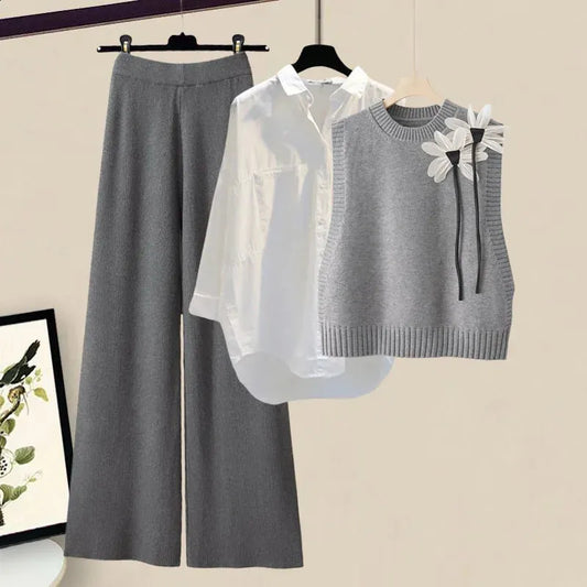 Gebreide 3-Delige Dames Set – Camilla