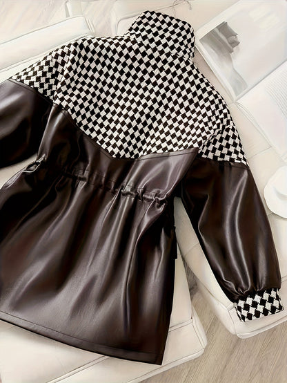 Dames Pluche Jas voor Herfst & Winter – Maribel