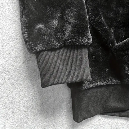 Heren Hoodie gevoerd met pluche & capuchon – Emil