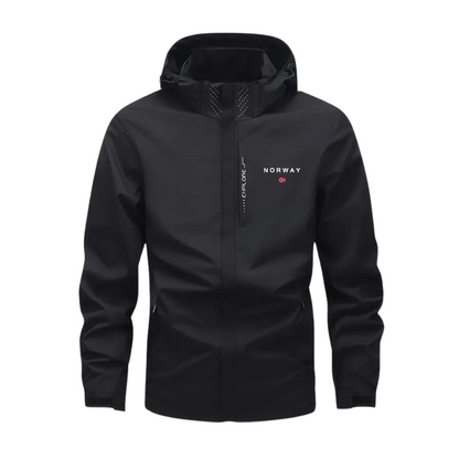 Heren Outdoorjack lichtgewicht & ademend met afneembare capuchon – Elian